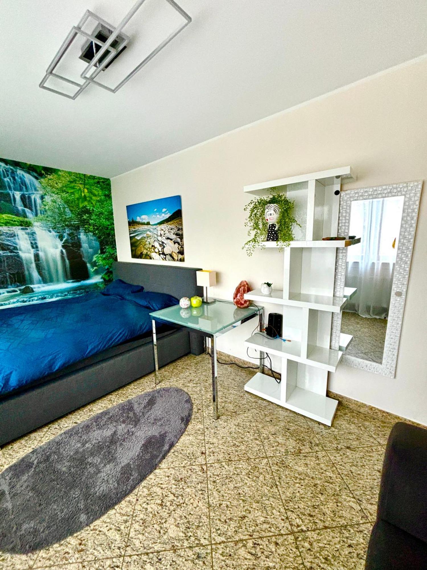 Wolkenzimmer Mit 140 Cm Bett Im Erdgeschoss Seligenstadt Exterior photo